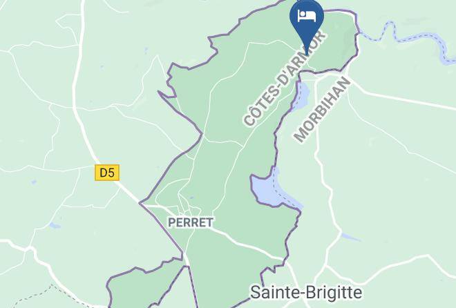 Cotes D Armor - Hebergements Insolites De Quenecan Maps