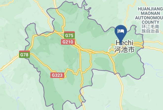 Hechi - Hechi Sanxin Business Hotel Maps