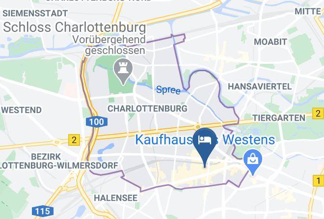 Stadt Berlin - Hecker's Hotel Kurfurstendamm Maps