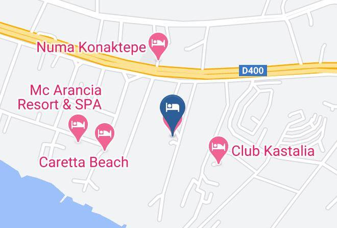 Konakli - Hedef Beach Resort & Spa Maps