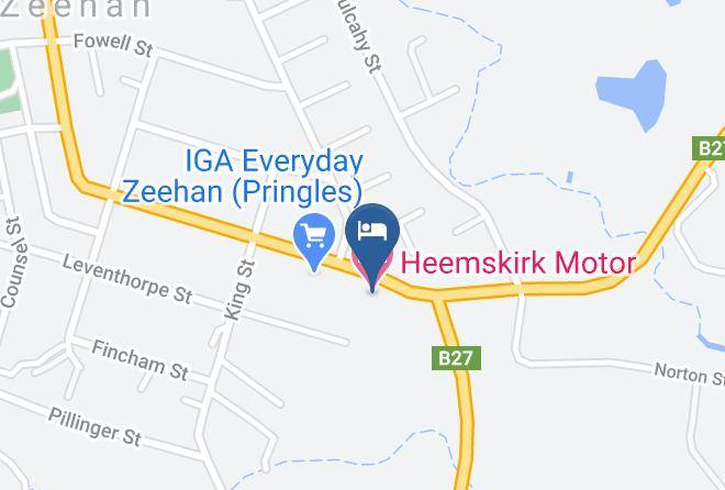 West Coast - Heemskirk Motor Hotel Maps