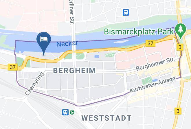 Heidelberg Marriott Hotel Map