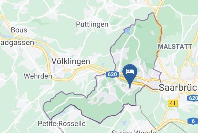 Saarbrucken - Heidis Gastehaus Maps