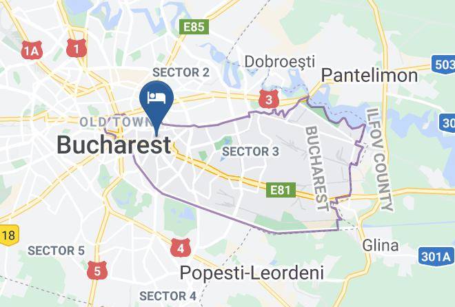 Bucharest - Heights Accommodation Unirii Maps