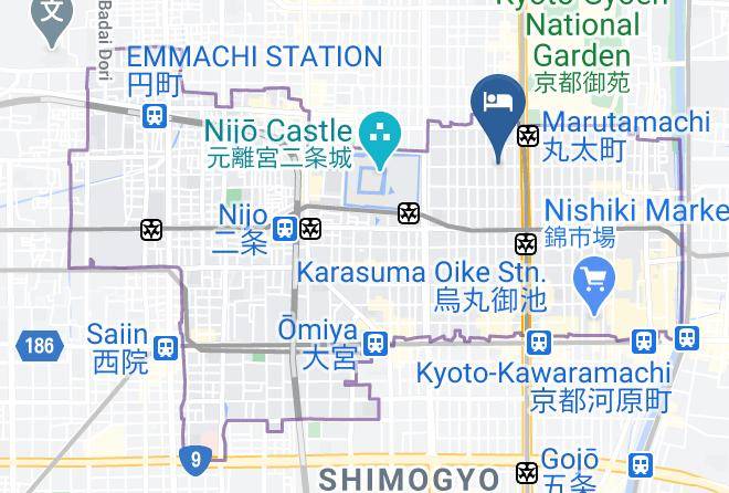 Kyoto City Nakagyo Ward - Heights Moorea Maps
