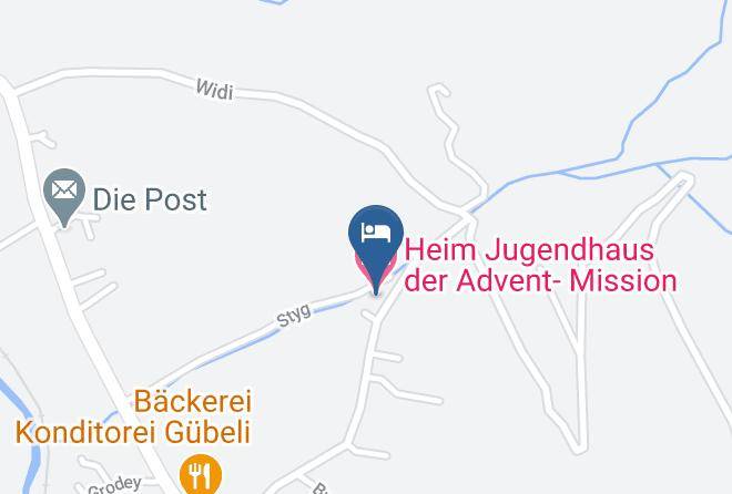 Obersimmental Saanen - Heim Jugendhaus Der Advent Mission Maps