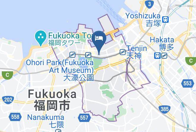 Fukuoka City Chuo Ward - Heiwadai Hotel Honkan Maps