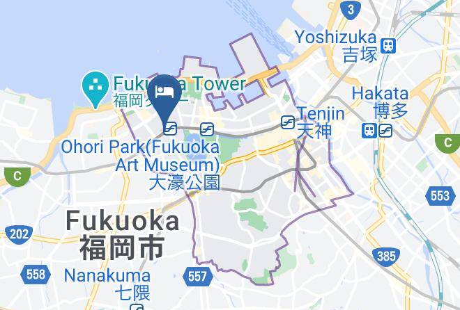 Fukuoka City Chuo Ward - Heiwadai Hotel 5 Maps
