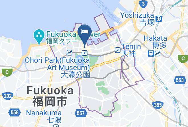 Fukuoka City Chuo Ward - Heiwadai Hotel Arato Maps