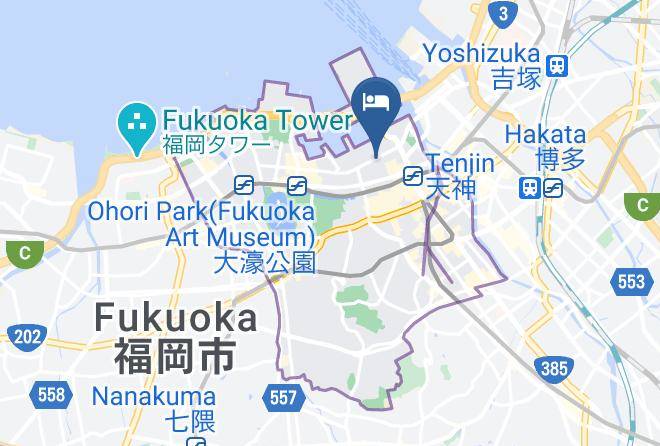 Fukuoka City Chuo Ward - Heiwadai Hotel Tenjin Maps