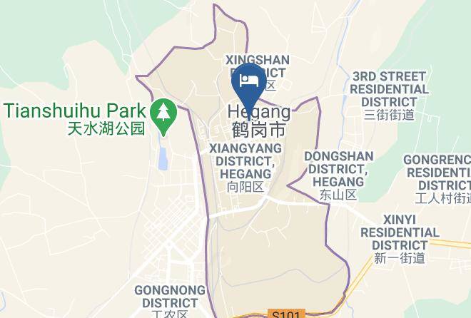 Hegang - Hekuang Hotel Maps