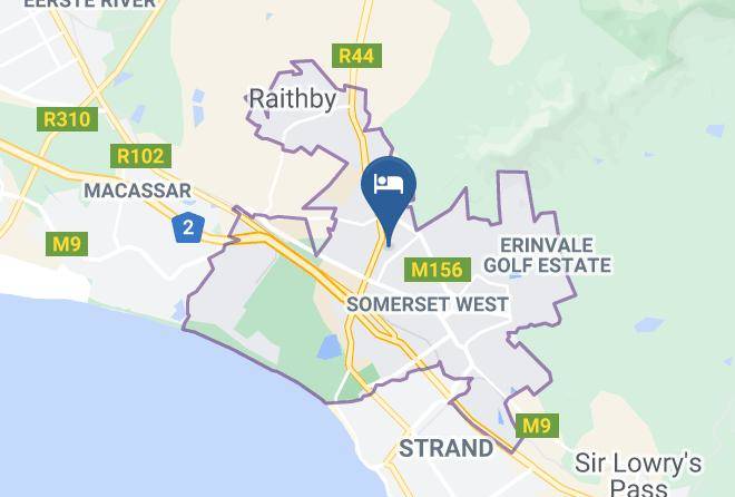 City Of Cape Town - Helderbos Bed And Breakfast Maps