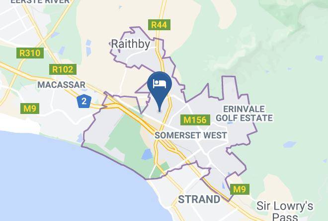 City Of Cape Town - Helderview Hotel And Suites Maps