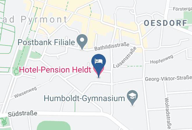 Hameln Pyrmont - Hotel Pension Heldt Maps