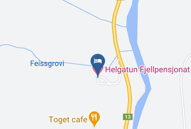 Voss - Helgatun Fjellpensjonat Maps