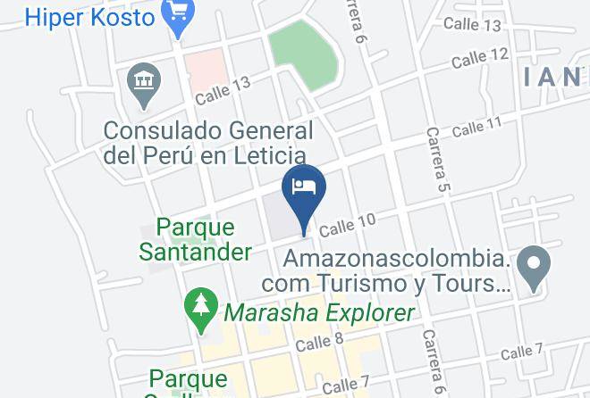 Leticia - Heliconias Hotel Maps