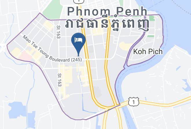 Chamkar Mon - Helina Hotel Maps