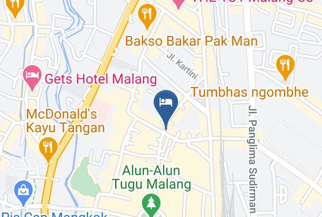 Kota Malang - Helios Hotel Maps