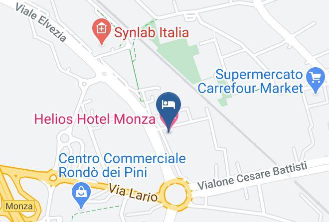 Monza E Brianza - Helios Hotel Monza Maps