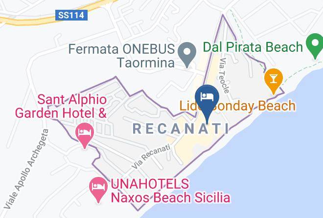 Messina - Hellenia Yachting Hotel Giardini Naxos Maps