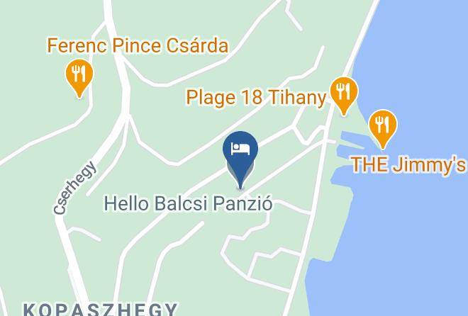 Tihany - Hello Balcsi Panzio Maps
