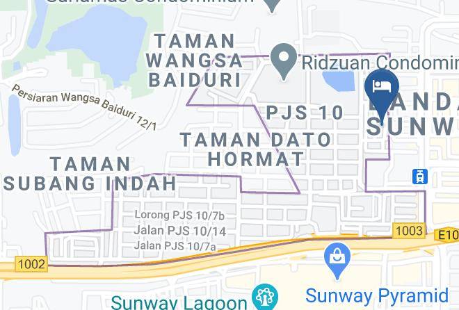 Petaling - Hello Hotel Sri Subang Maps