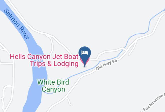 Idaho - Hells Canyon Jet Boat Trips & Lodging Maps