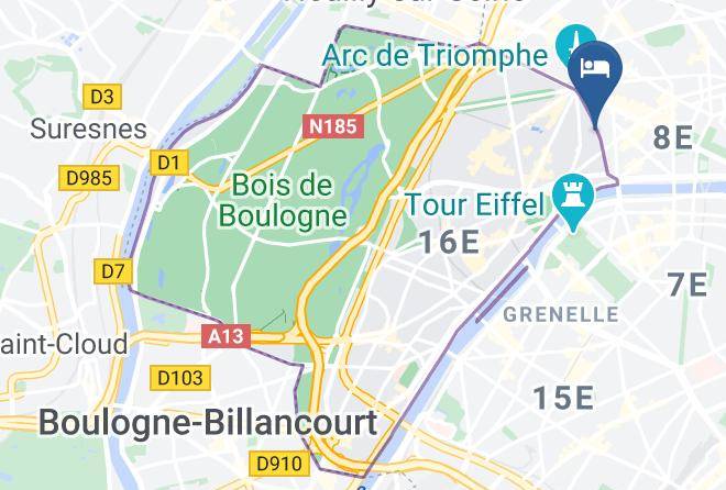 Paris - Suites Et Hotel Helzear Champs Elysees Maps