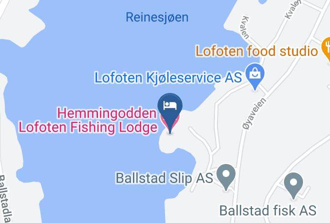 Vestvagoy - Hemmingodden Lofoten Fishing Lodge Maps