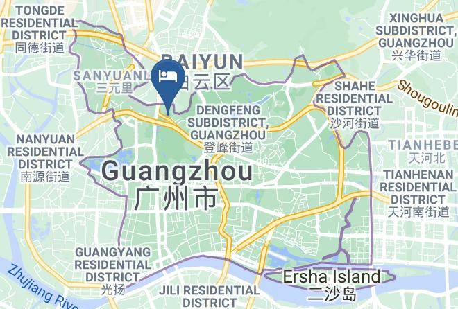 Guangzhou - Hengfulai Hotel Huaguoshan Guangzhou Maps