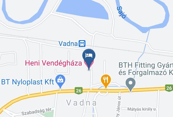 Vadna - Heni Vendeghaza Maps
