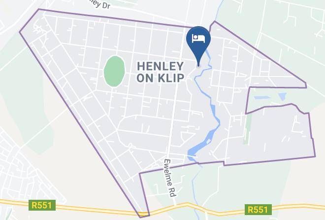 Sedibeng - Henley River Lodge Maps