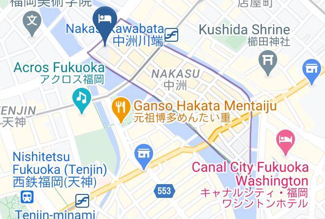 Henn Na Hotel Fukuoka Hakata Map