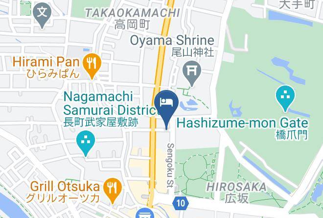 Kanazawa City - Henn Na Hotel Kanazawa Korinbo Maps