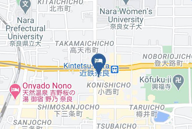 Nara City - Henn Na Hotel Nara Maps