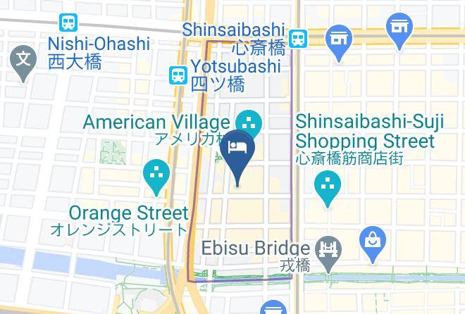 Osaka City Chuo Ward - Henn Na Hotel Osaka Namba Maps