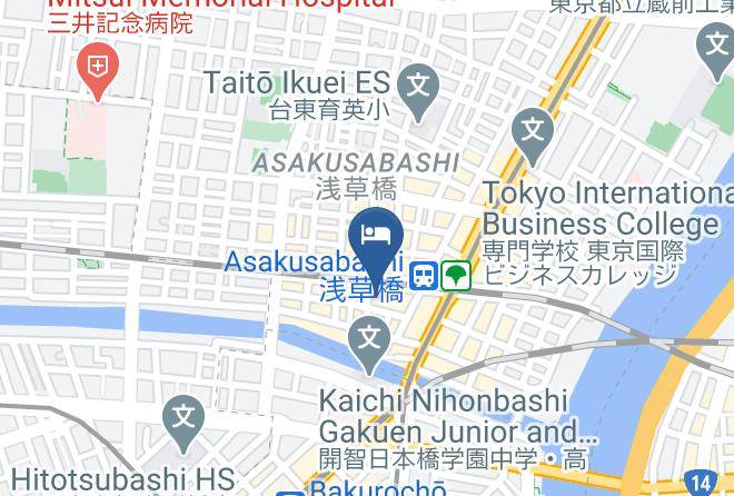 Henn Na Hotel Tokyo Asakusabashi Map