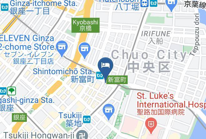 Chuo Ward - Henn Na Hotel Tokyo Ginza Maps