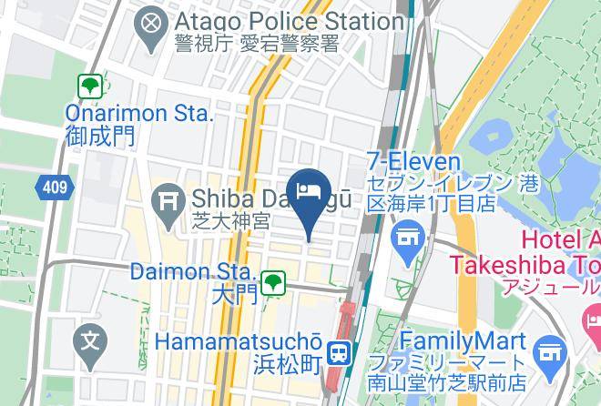 Minato Ward - Henn Na Hotel Tokyo Hamamatsucho Maps
