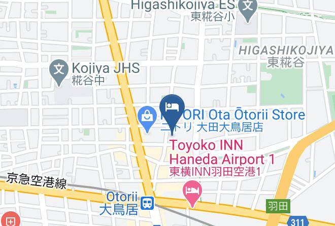 Henn Na Hotel Tokyo Haneda Map