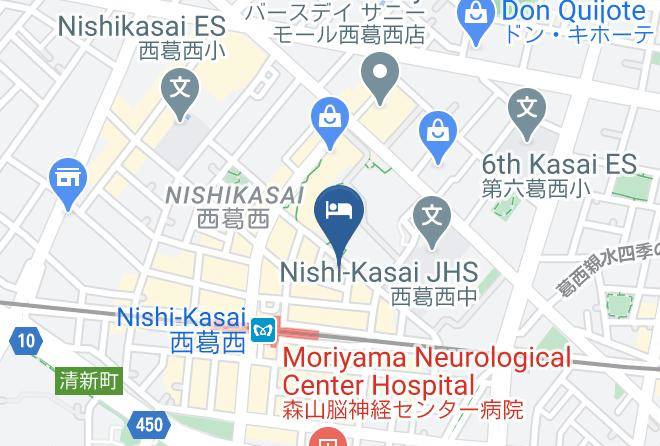 Edogawa Ward - Henn Na Hotel Tokyo Nishikasai Maps