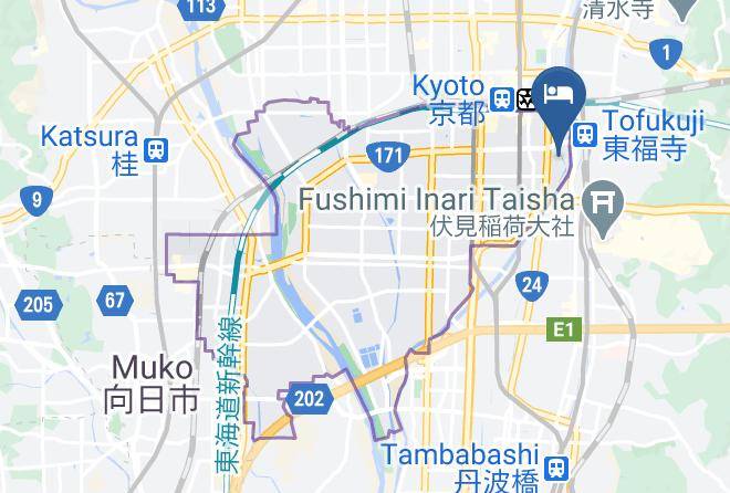 Kyoto City Minami Ward - Kitamatsunoki Maps