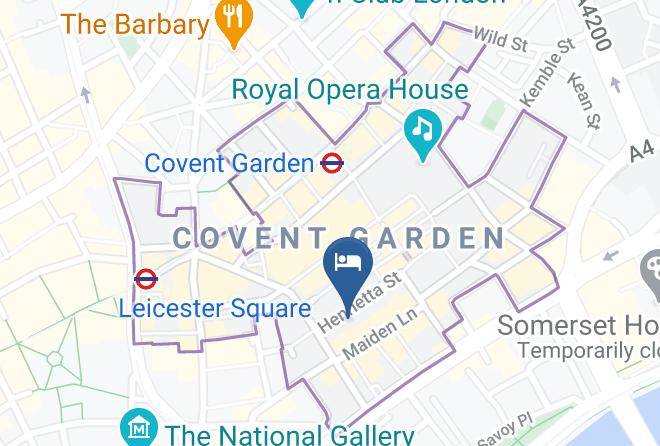 London - Henrietta Hotel Maps