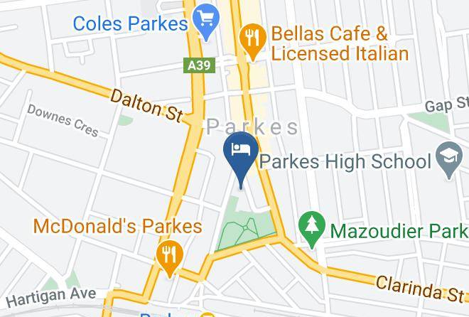 Parkes - Henry Parkes Motor Inn Parkes Maps