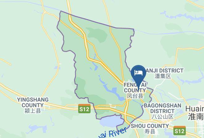Huainan - Heping Hotel Maps