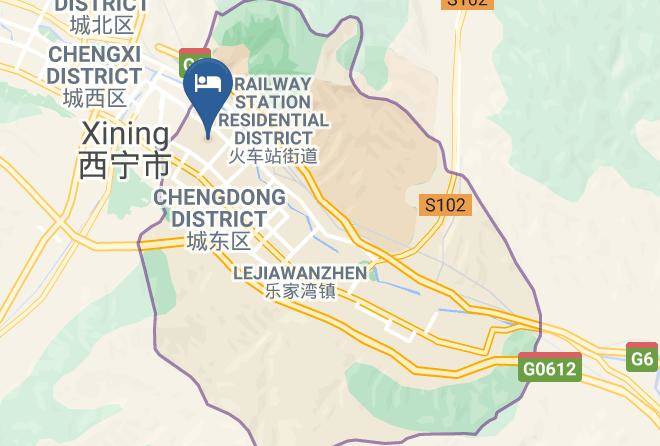 Xining - Heping Hotel Maps