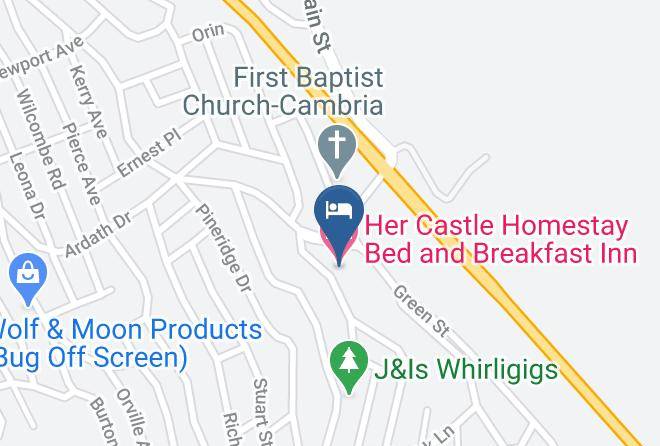 San Luis Obispo - Her Castle Homestay Bed And Breakfast Inn Maps