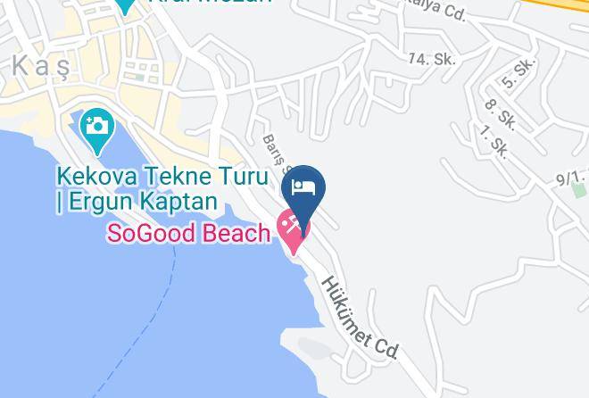 Kas - Hera Hotel Maps