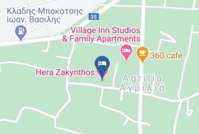 Zakinthos - Hera Zakynthos Hotel Maps