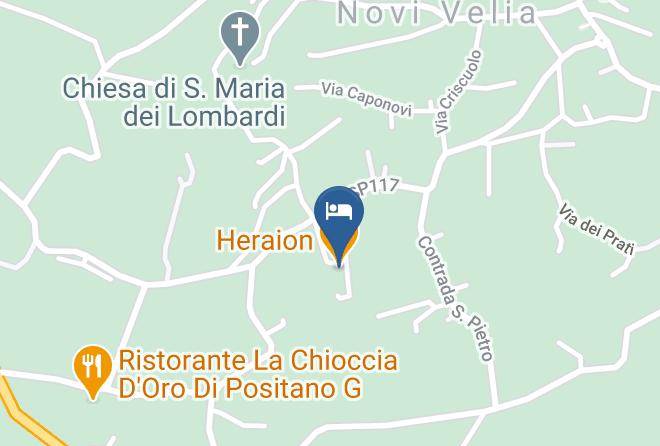 Salerno - Heraion Restaurant Maps